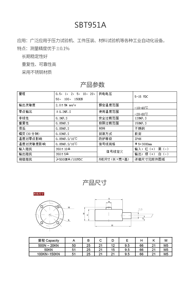 斯巴拓SBT751A小外形大量程压力传感器圆形轮辐式5 10 15T吨测力5.jpg